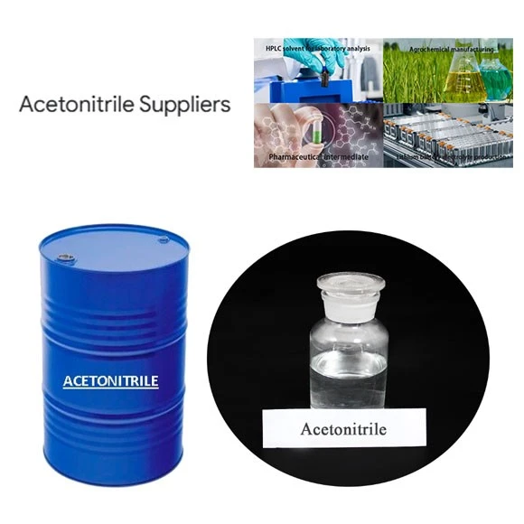 CAS 75-05-8 Acetonitrile 99.9% Colorless Tranparent Liquid Supplier