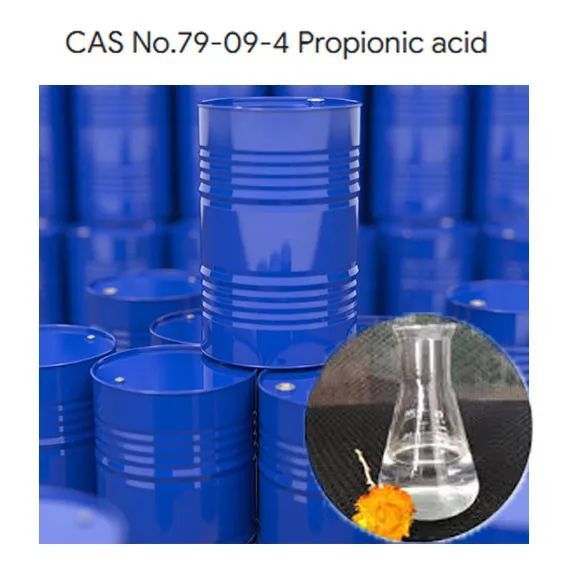 Muaj xim tsis muaj kua propionic acid CAS 79-09-4 nrog nqe zoo