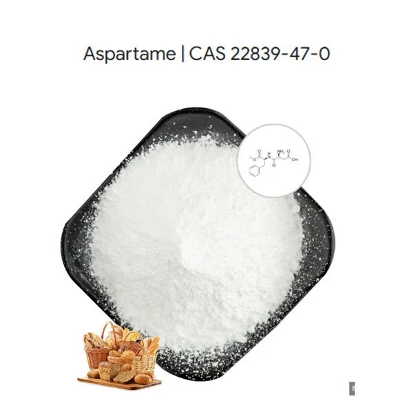 Khoom Noj Ntxiv rau Sweetener Aspartame 99% Hmoov Li 22839-47-0