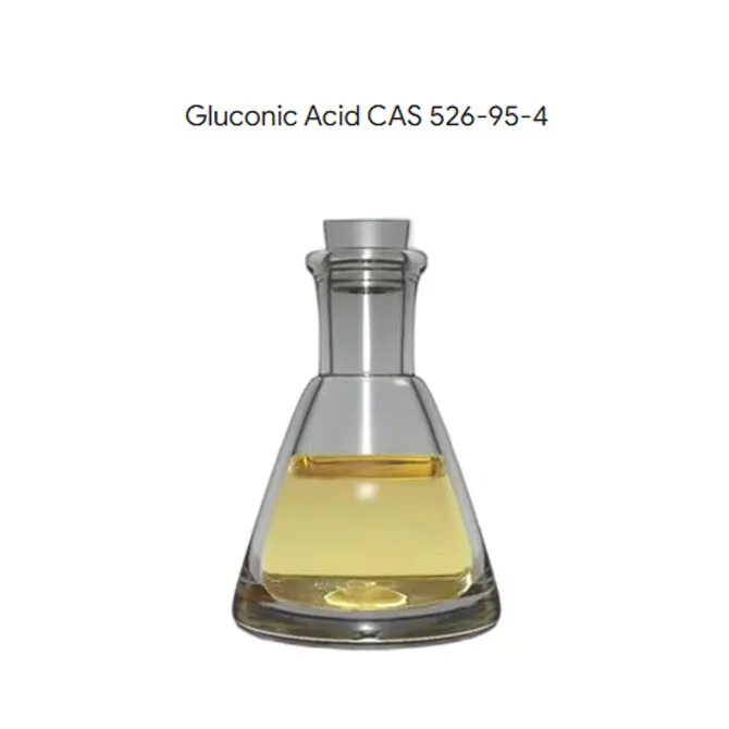 Gluconic acid kua 50% rau qib qib khoom ua haujlwm 526-95-4