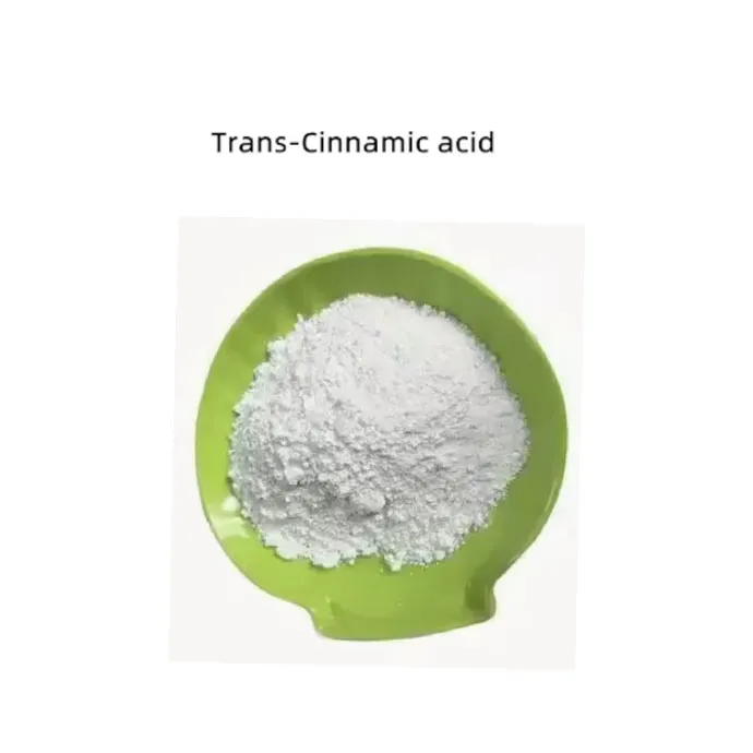 Siab purity 99% trans-cinnamic kua qaub hmoov li 140-10-3