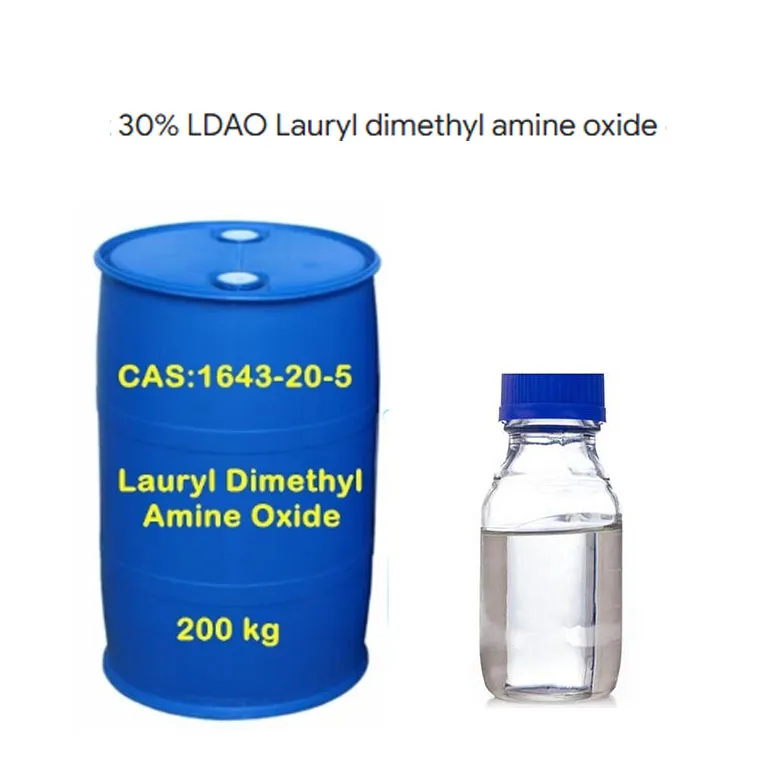 Kev Purity Lauryl Siab Dimethyl Amine Oxide 30% Tshuaj (Ldao) Cas1643-20-5