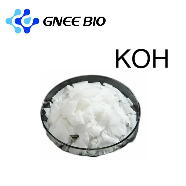 Poov tshuaj hydroxide (flakes), koh cas 1310-58-3