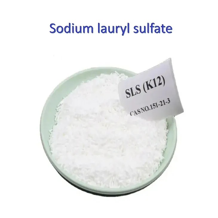 SLS Hmoov Sodium Lauryl Sulfate Rau Foaming Tus Neeg Sawv Cev Cas 151-21-3